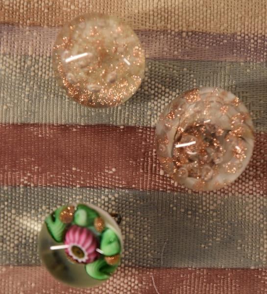 Three White Shank Paperweight Buttons (1 of 3)