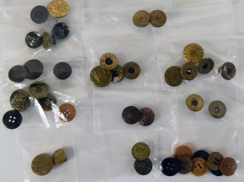 Group Of Work Clothes & Pant Buttons (1 of 8)
