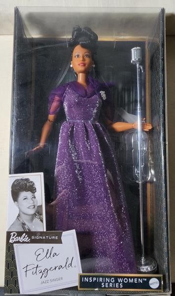 Barbie Inspiring Women Ella Fitzgerald Doll: Featuring The Barbie Inspiring Women Ella Fitzgerald Doll, In Original Box.