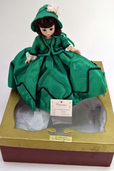 Madame Alexander Portettes Scarlet Doll: Featuring The Madame Alexander Portettes Scarlet Doll, In Green 8", In Original Box.