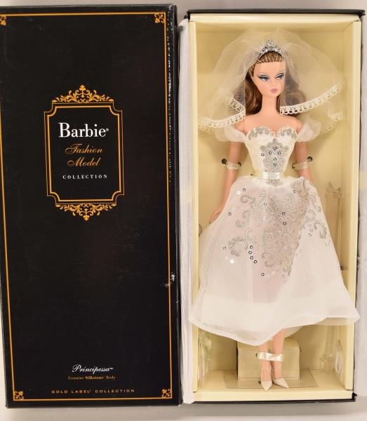 Barbie Principessa Silkstone Gold Label Doll: Featuring The Principessa Silkstone Barbie Doll 2013 Gold Label Mattel, In Original Box, With Coa