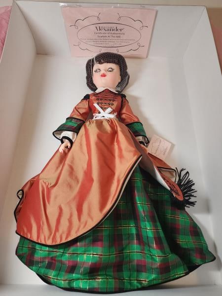 Madame Alexander Scarlett At The Mill Doll: Featuring The Limited Edition 285/350 Madame Alexander Scarlett At The Mill 21" Doll. In The Original Box, With Coa.
