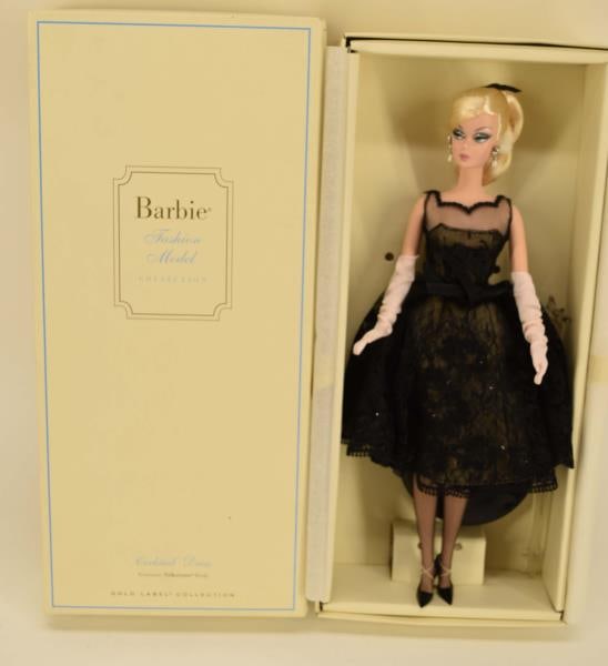 Barbie Fashion Model Cocktail Dress Doll: Featuring The Barbie Fashion Model Collection With Cocktail Dress, Silkstone Body, In Original Box With Coa.
