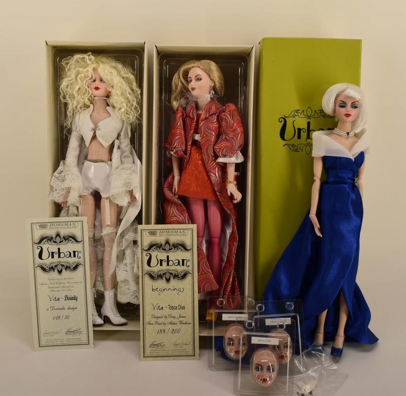Three Horsman Urban Vita Dolls (1 of 4)