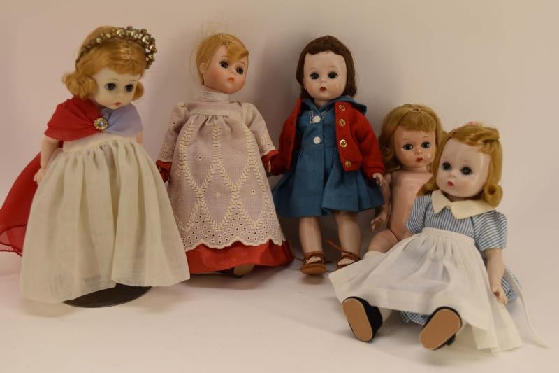 Five Vintage Madame Alexander Dolls (1 of 3)