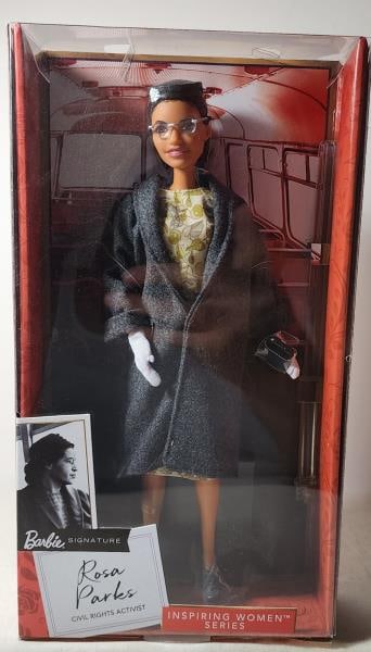 Barbie Inspiring Women Rosa Parks Doll: Featuring The Barbie Inspiring Women Rosa Parks Civil Rights Activist Doll, In Original Box.