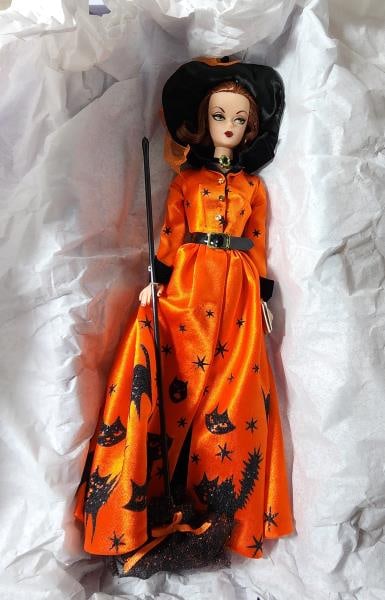 Barbie Halloween Haunt Hostess Doll: Featuring The Barbie Halloween Haunt Hostess Doll, Gold Label Collector's Doll, In The Original Box.