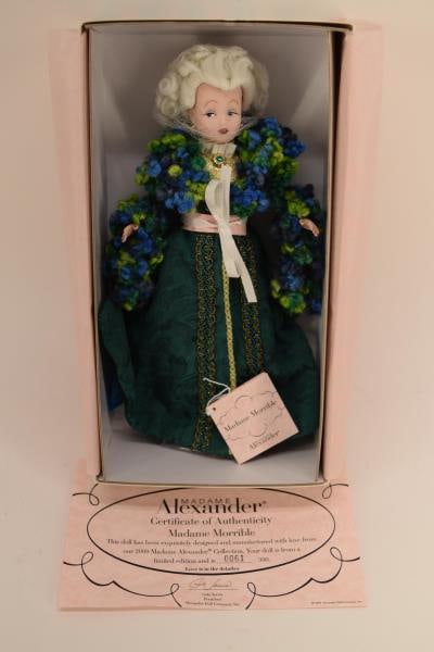 Madame Alexander Madame Morrible Doll: Featuring The Madame Alexander Madame Morrible10" Doll, #50750, In The Original Box With Tag.