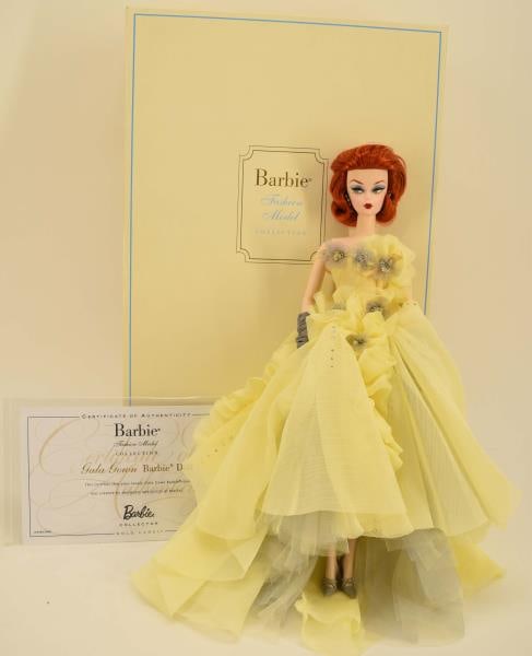 Barbie Fashion Model Gala Gown Doll: Featuring The Barbie Gala Down Fashion Model Gold Label Collection. Genuine Silkstone Body Doll In The Original Box With Coa.