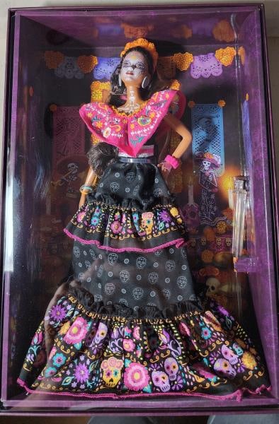 2021 Barbie Signature Dia De Los Muertos Doll: Featuring The 2021 Barbie Signature Dia De Los Muertos Doll, In The Original Box. Never Opened, Mint Condition, Rare Doll.