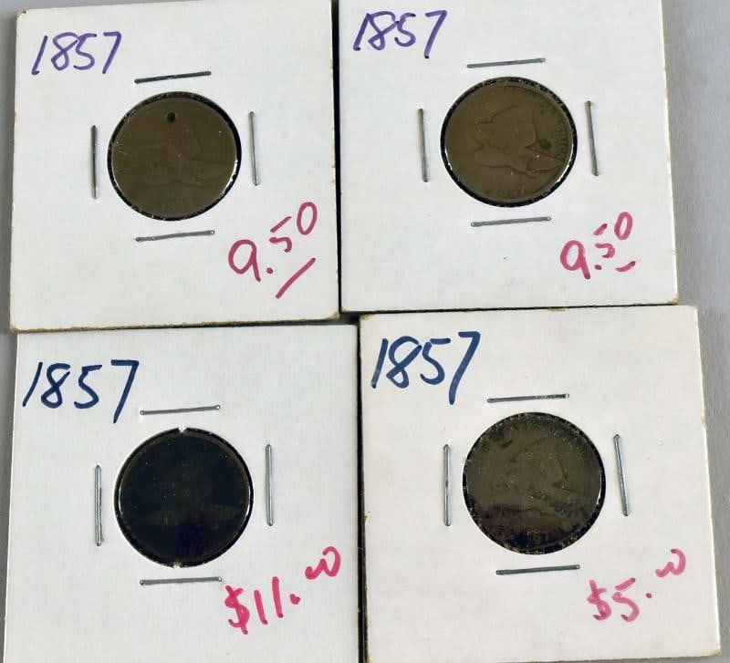 1857 Flying Eagle Penny (1 of 2)