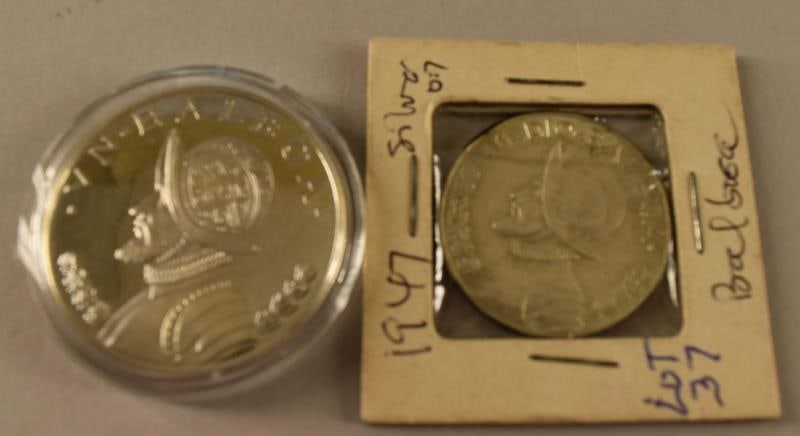 1973 Panama One Balboa Silver Proof Coin (1 of 2)