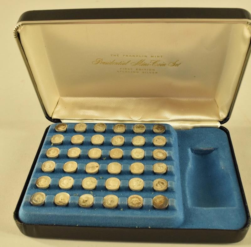Franklin Mint Sterling Silver Presidential Set (1 of 3)