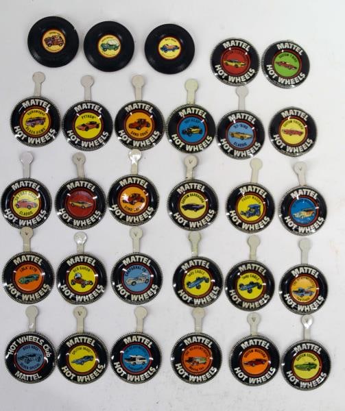 24 1967, 68 & 69 Hot Wheels Pins (1 of 5)