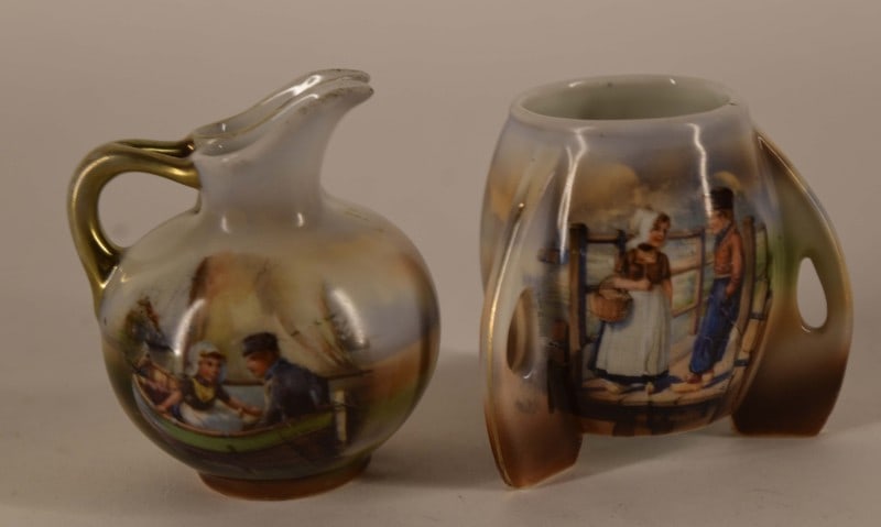 Royal Bayreuth Dutch Boy & Girl Toothpick Holders (1 of 4)