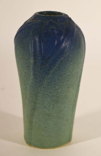 Van Briggle Antique Green & Blue Flower Vase (1 of 6)