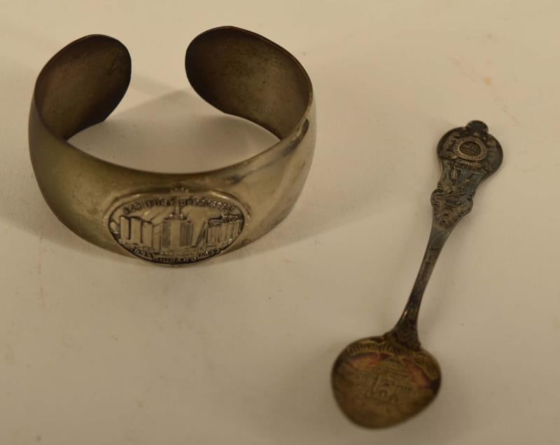 Century Of Progress Cuff Bracelet & 1901 Spoon (1 of 3)