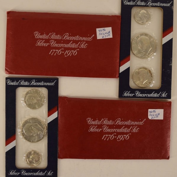 1776-1976 U. S. Bicentennial Silver Coin Set (1 of 5)