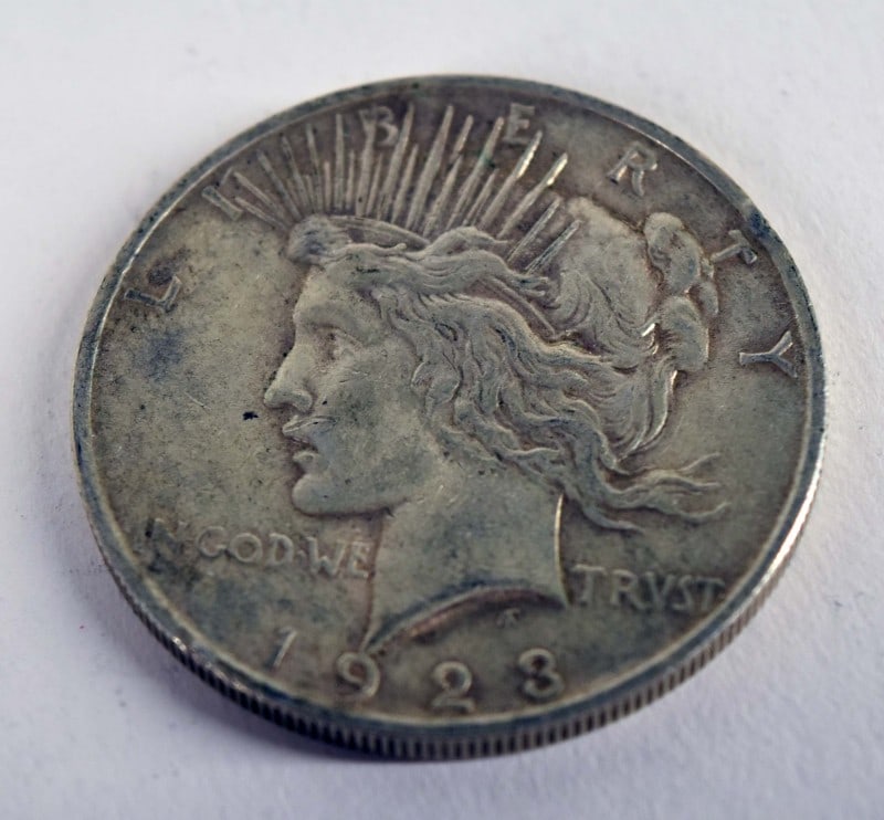 1923 U. S. Silver Peace Dollar (1 of 2)