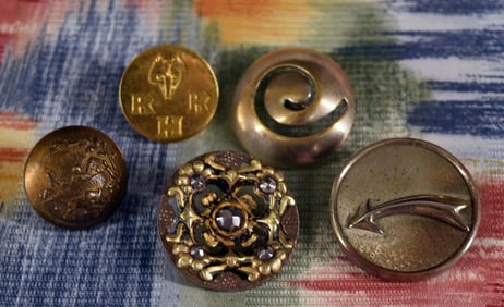 Group Of Interesting Metal Buttons