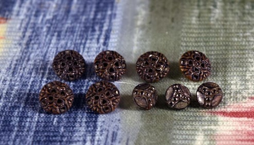 Group Of Metal & Glass Dimi Twinkle Buttons