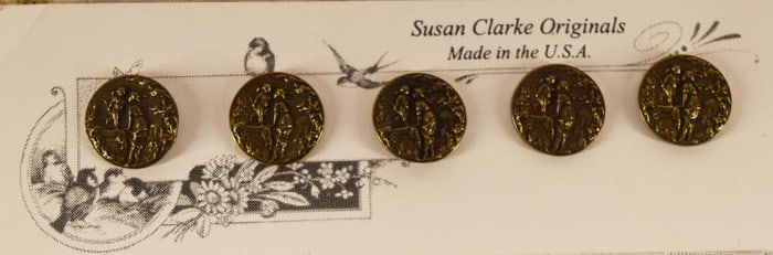 Susan Clark Original Cupid & Woman Buttons