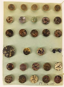 Composition Whistle Mica Flecked Buttons