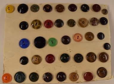 Group Of Early Plastic Buttons