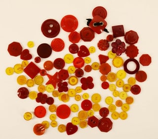 Group Of Bakelite & Early Plastic Buttons
