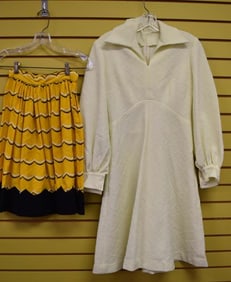1960's Dress And Skirt
