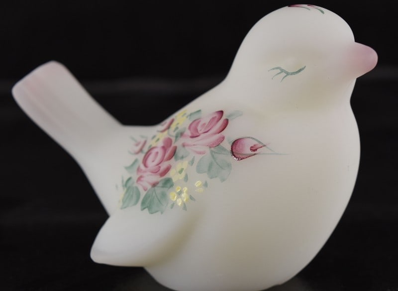 Fenton Hand Painted Happiness Bird (1 of 3)