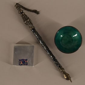 Pewter Judaica Torah Pointer Yad