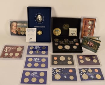 Collection Of U. S. Proof Sets And Coin Sets
