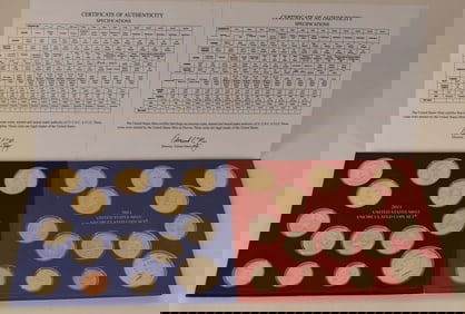 2011 U S Mint Uncirculated P & D Coin Sets