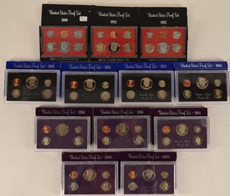 1980-1985 U. S Mint Proof Coin Sets