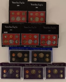 1980-1984 U. S Mint Proof Coin Sets