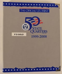 Official U. S. Mint P & D Gold State Quarters
