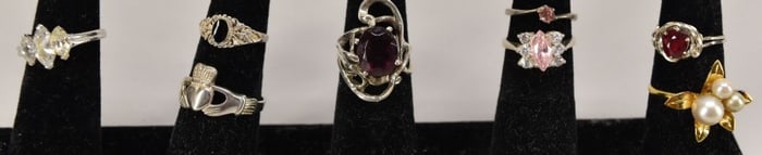 Sterling Silver & Gemstone Fashion Rings