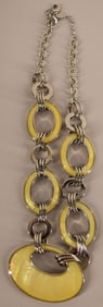 Lia Sophia Chunky Enamel Necklace