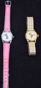 Two Lorus Minnie Mouse Disney Watches