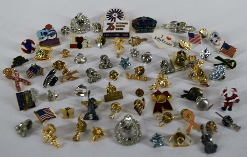 Large Group Of Pin Back Buttons (1 of 8)