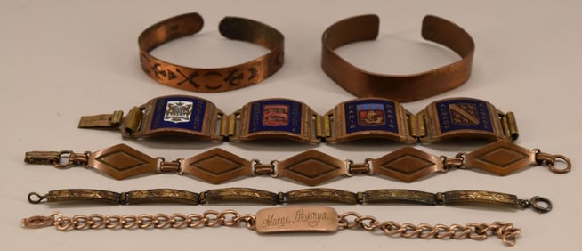 Copper & Brass Vintage Bracelets