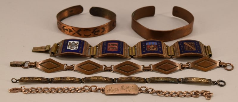Copper & Brass Vintage Bracelets (1 of 4)