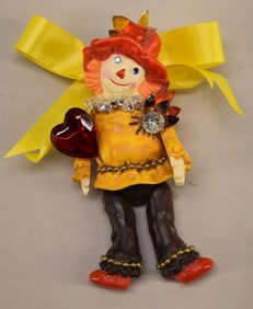 Katrina Scarecrow Pin Or Brooch