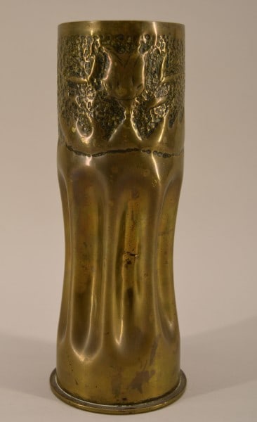 Wwi Brass Shell Casing Trench Art Vase (1 of 3)