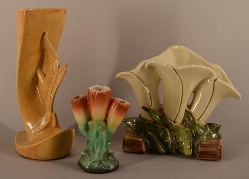 Roseville, Mc Coy & Czech Pottery Vases (1 of 5)