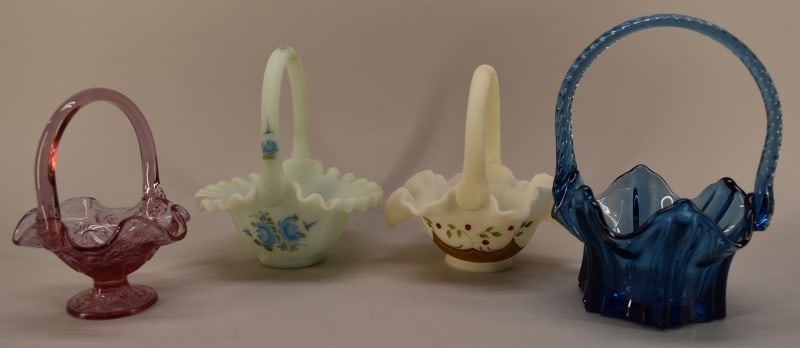 Four Fenton Baskets (1 of 6)