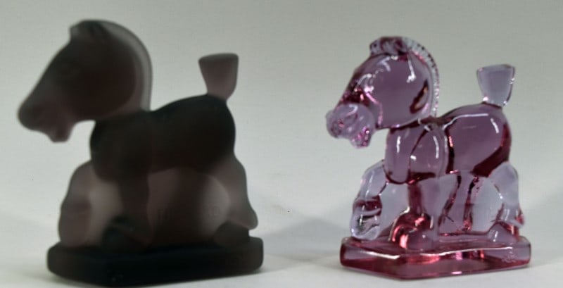 Heisey Imperial Oscar Sparky Horse Figures (1 of 3)