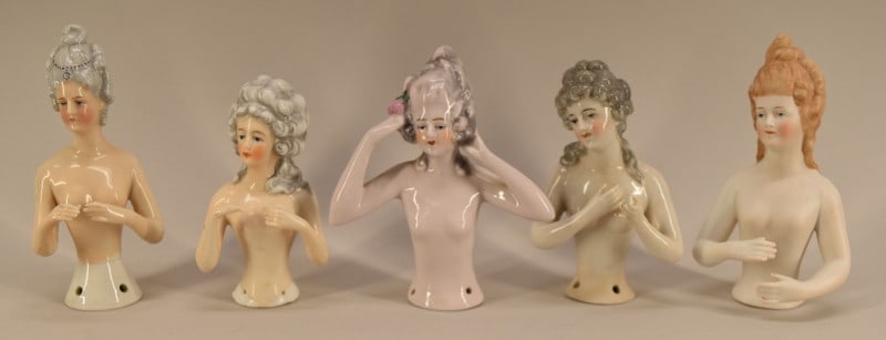 Early 20th Century German Half Dolls (1 of 4)