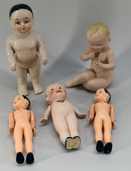 Vintage Bisque Boy Dolls (1 of 4)